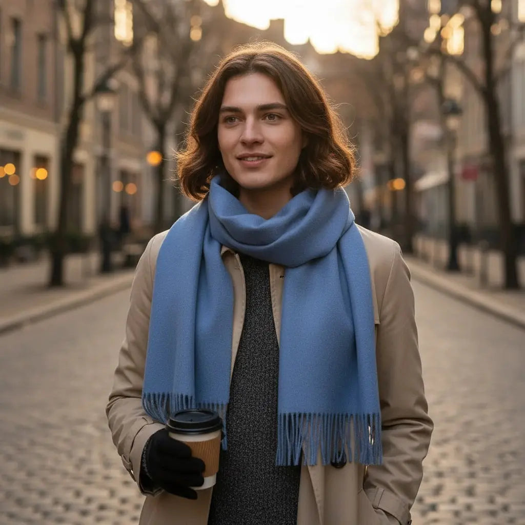 Grande écharpe femme GUNN - Coeur de Foulard