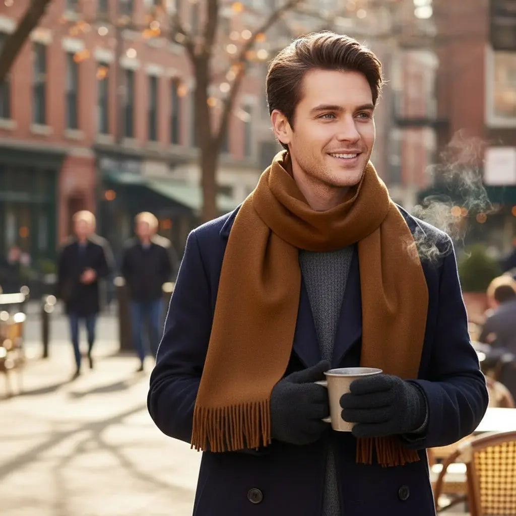Grande écharpe femme GUNNEL - Coeur de Foulard