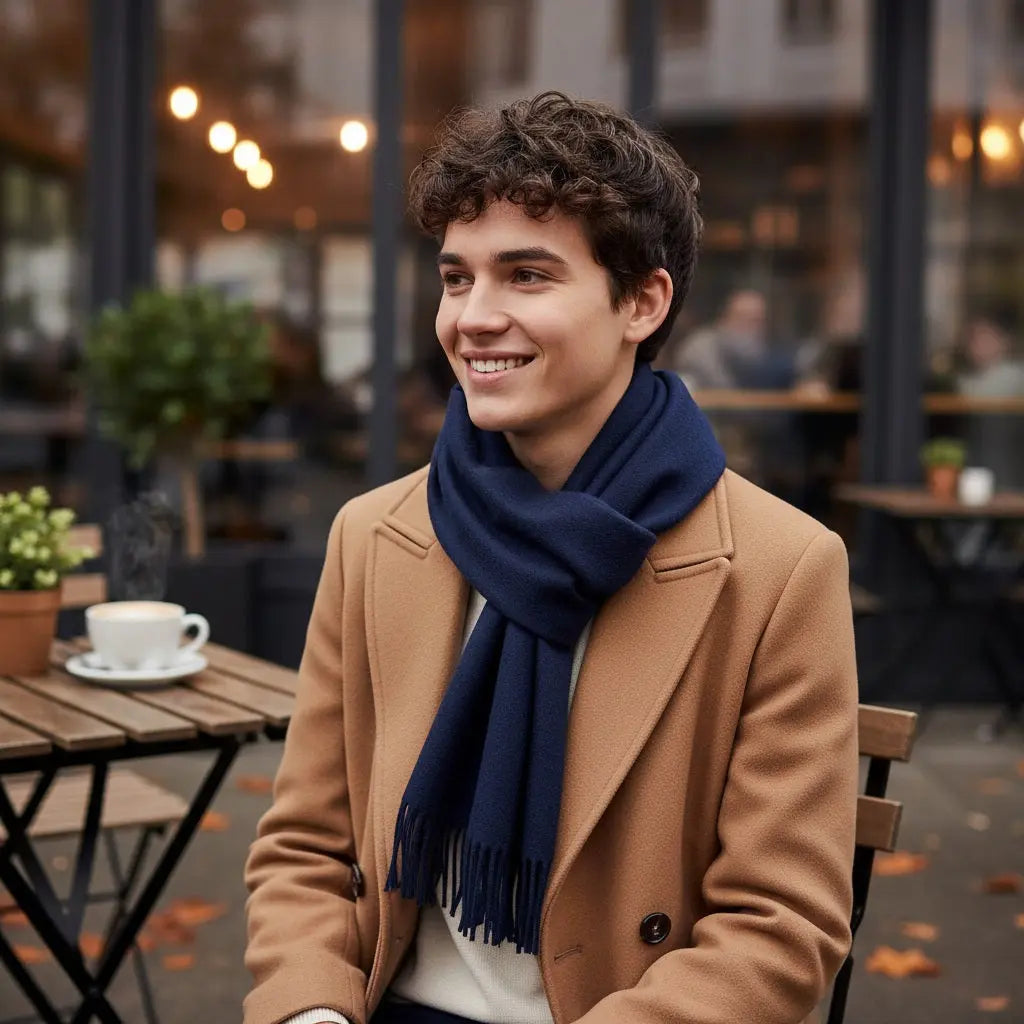 Grande écharpe femme HEIDI - Coeur de Foulard