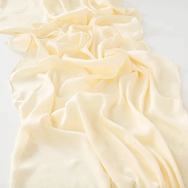 Hijab blanc - AFIFA - Coeur de Foulard