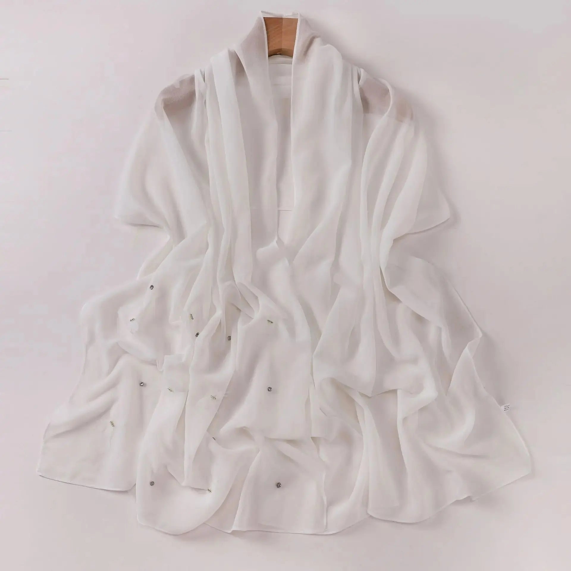 Hijab blanc - AMIRA - Coeur de Foulard