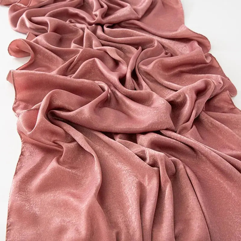 Hijab rose foncé - AIDA - Coeur de Foulard