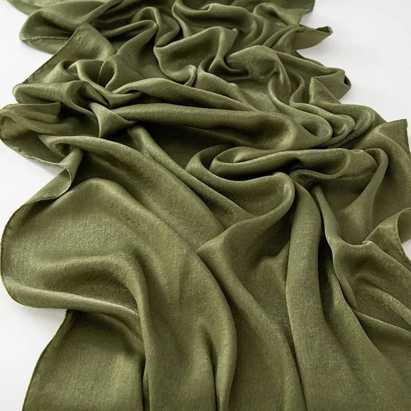 Hijab vert kaki - AMEL - Coeur de Foulard