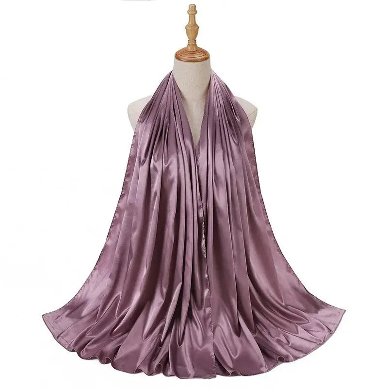 Hijab violet - DUNIA - Coeur de Foulard