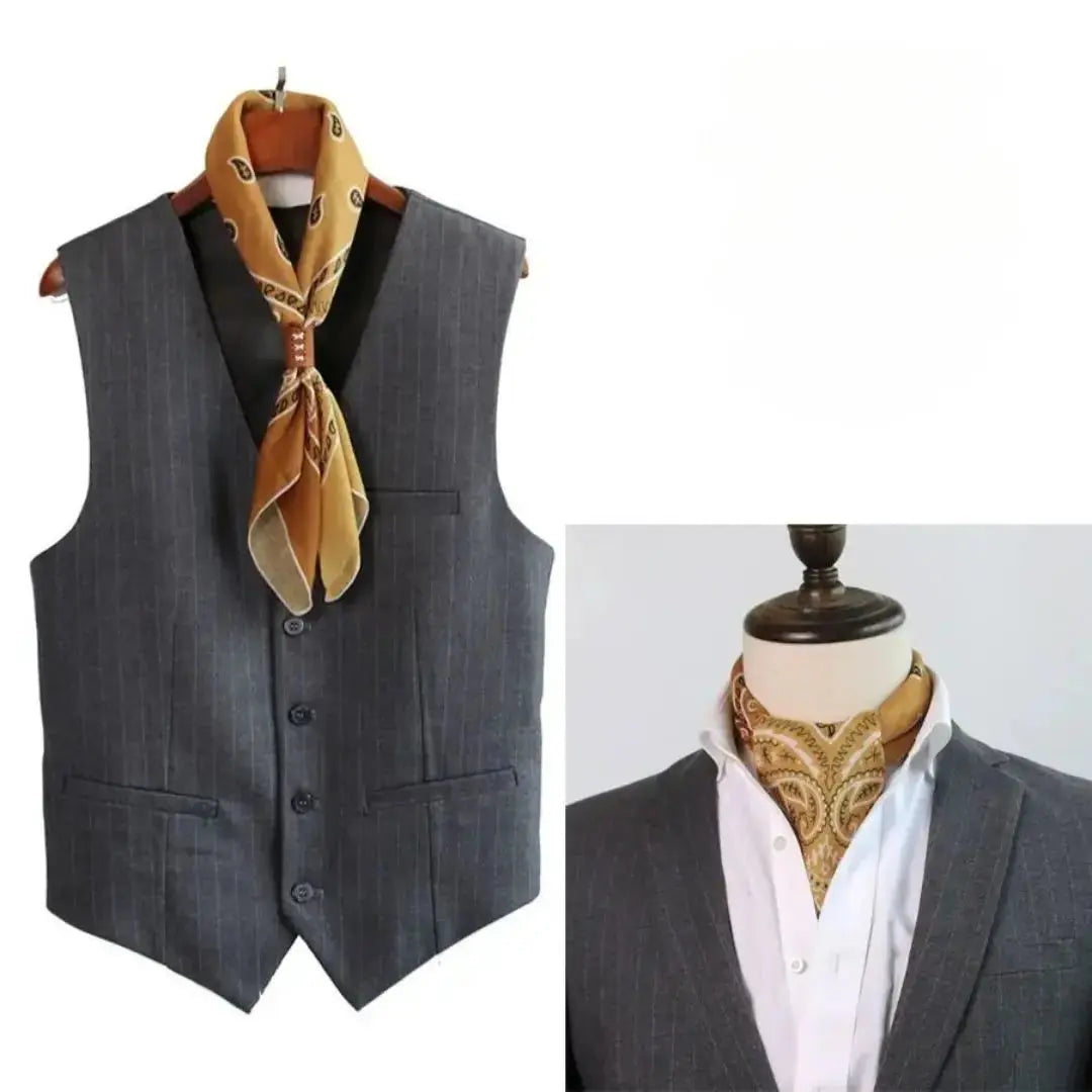 Foulard Homme Carré Hans Coeur de Foulard