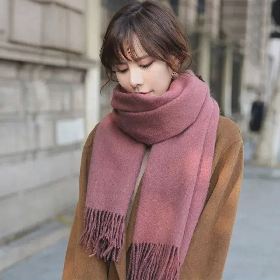 Echarpe en laine femme INGA - Coeur de Foulard