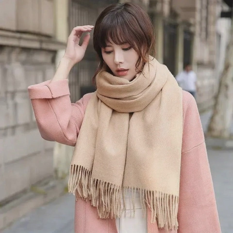 Echarpe en laine femme IONA - Coeur de Foulard