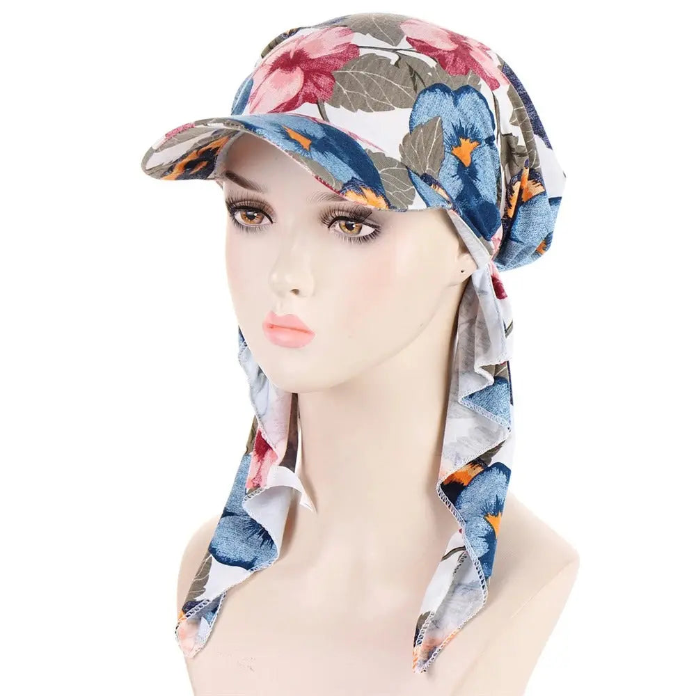 Foulard Casquette Femme Chimio Frédérique Coeur de Foulard