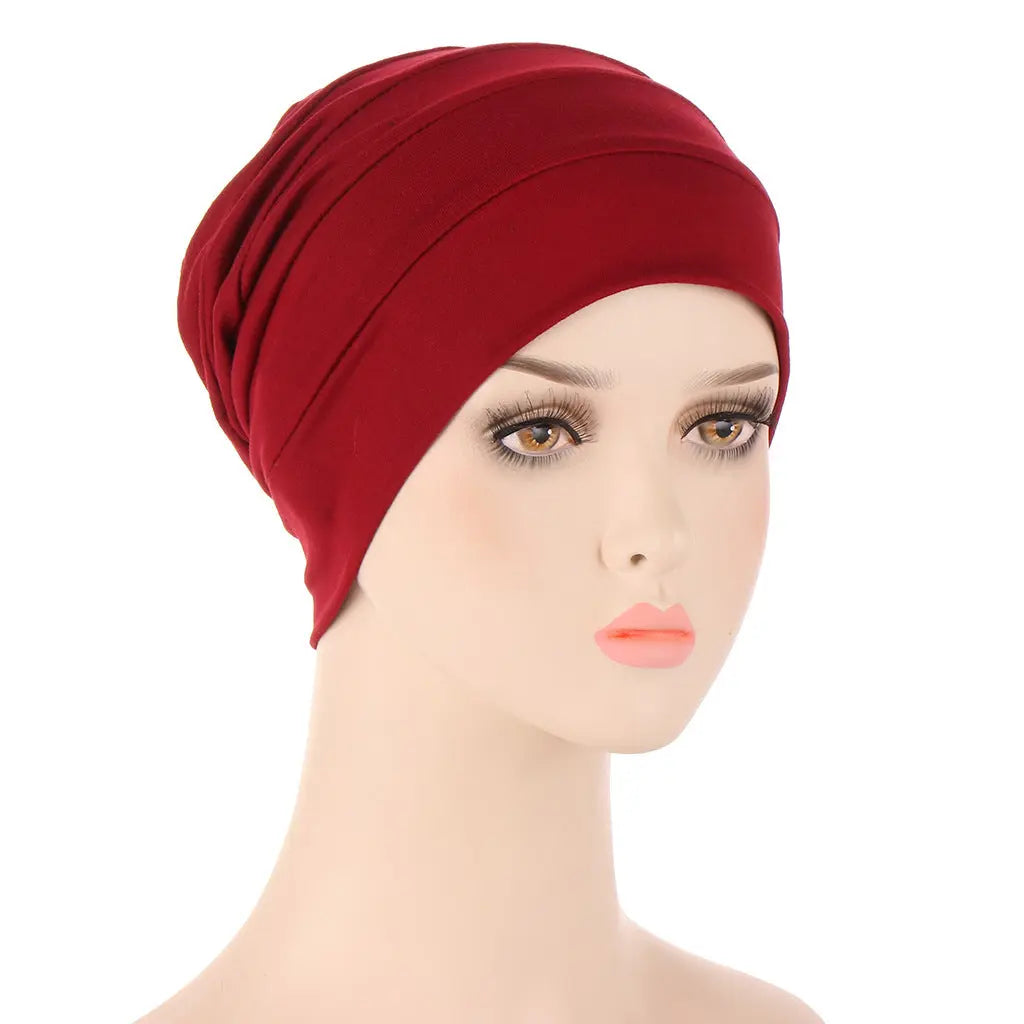 Foulard Turban Chimio Femme Rouge Henriette Coeur de Foulard