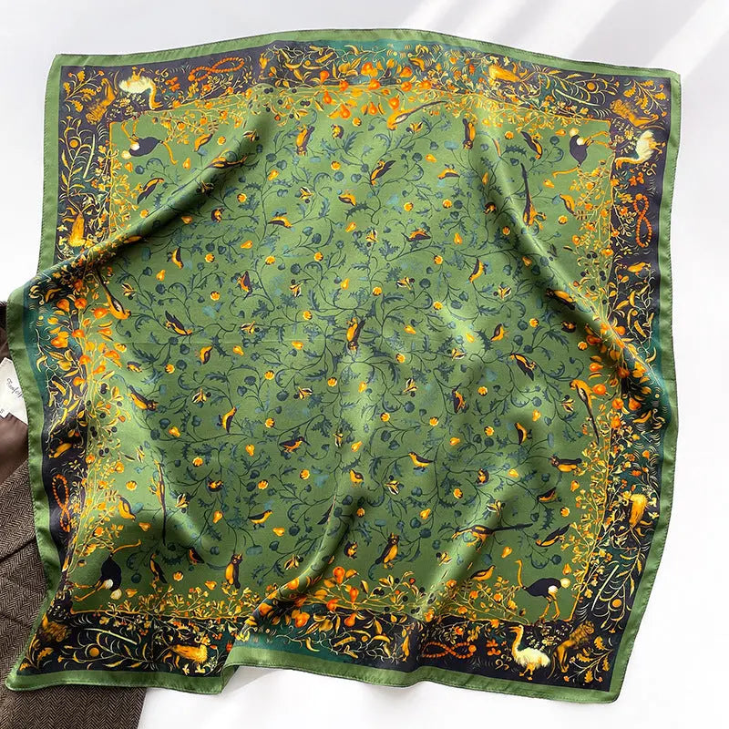 Carré de Soie - AGNES - Coeur de Foulard