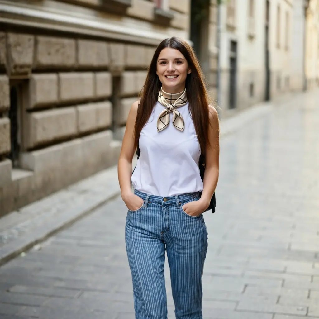 Carré de Soie - AMALIE Coeur de Foulard