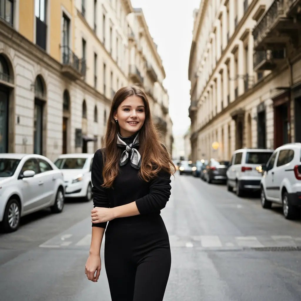 Carré de Soie - ASTRID - Coeur de Foulard