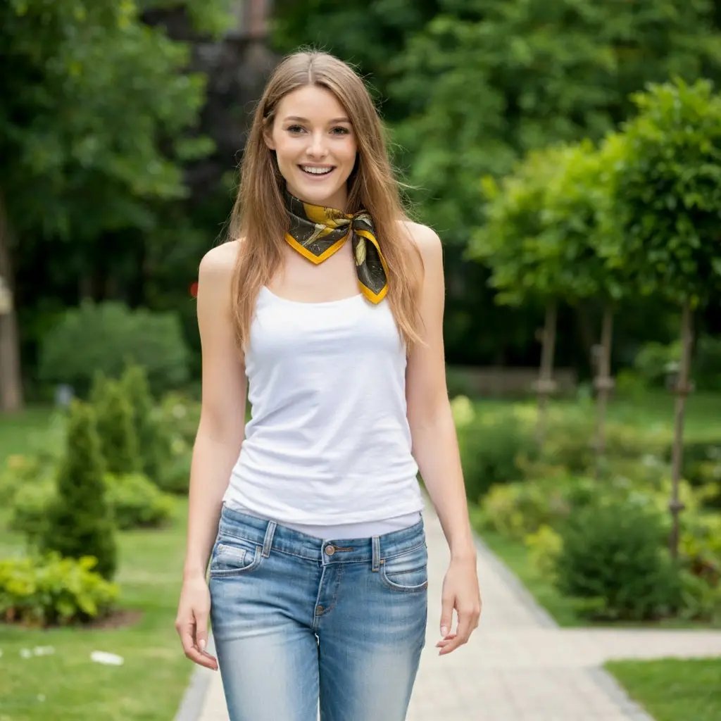 Carré de Soie - BRITA - Coeur de Foulard