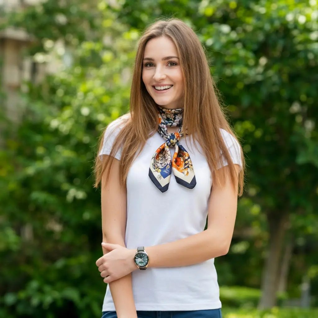 Carré de Soie - DAGMAR - Coeur de Foulard