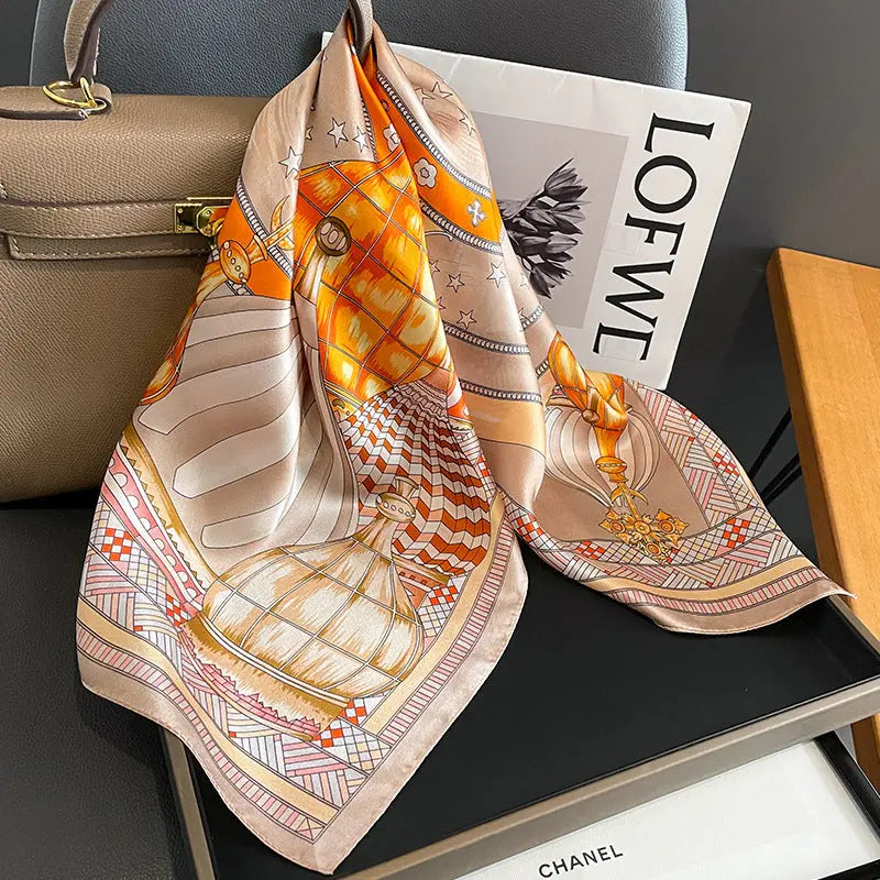 Carré de Soie - DAGNY - Coeur de Foulard
