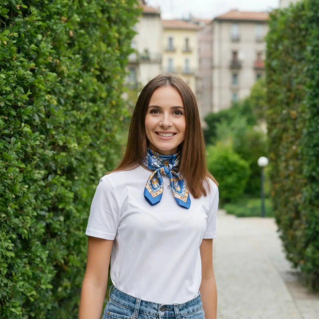 Carré de Soie - DISA Coeur de Foulard