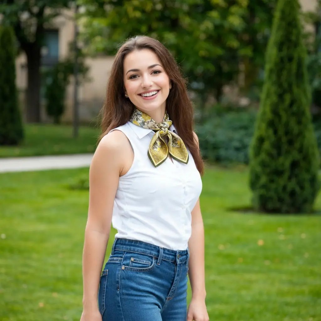 Carré de Soie - ELVIRA Coeur de Foulard