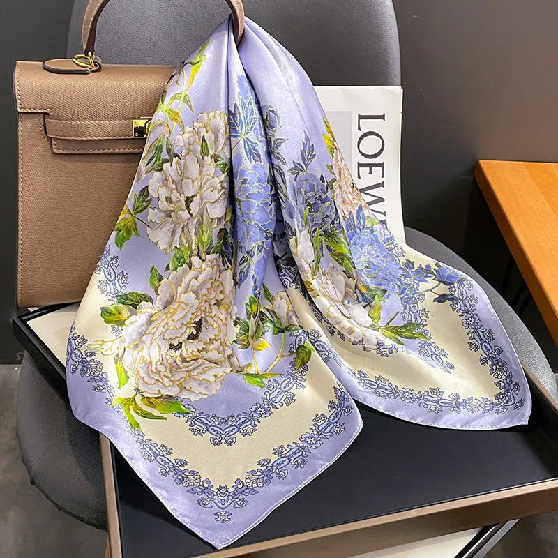 Carré de Soie - ESTHER - Coeur de Foulard