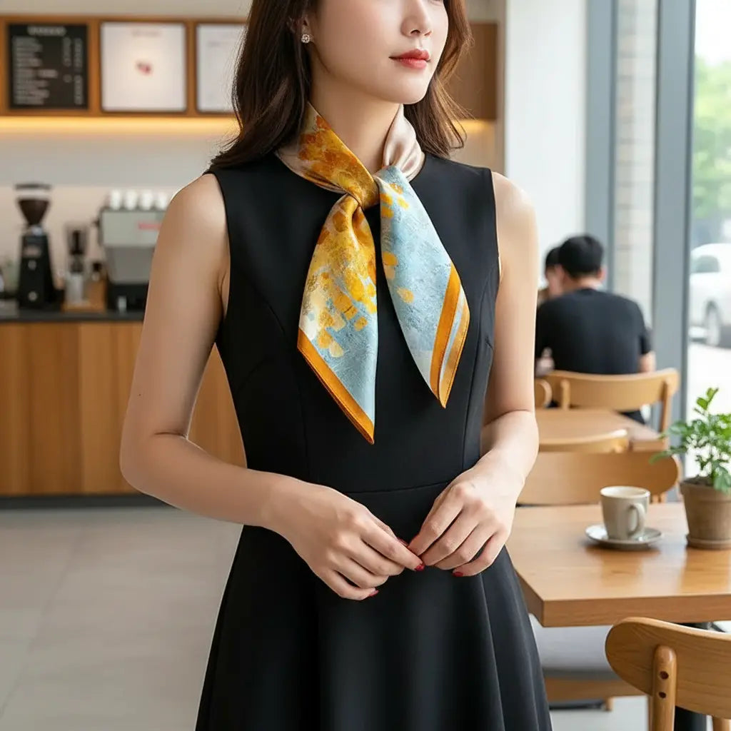 Carré de Soie - GEUN - Coeur de Foulard