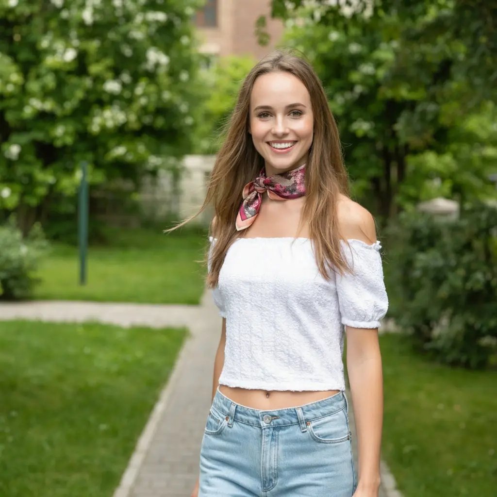 Carré de Soie - HILDA - Coeur de Foulard