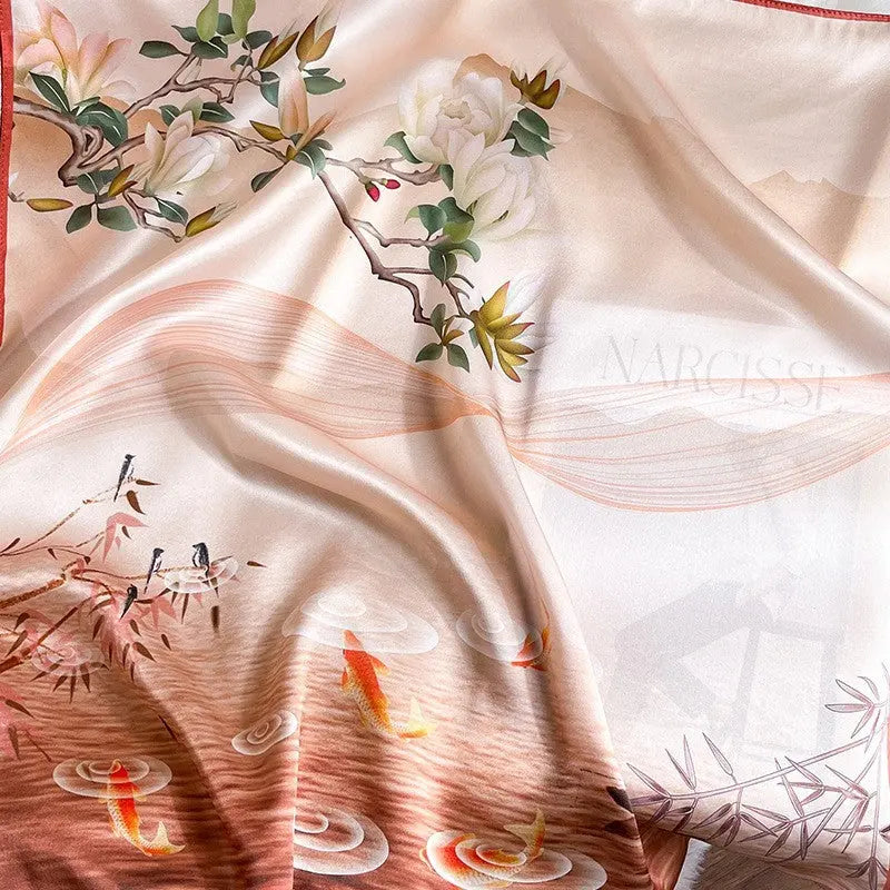 Carré de Soie - HITOMI Coeur de Foulard