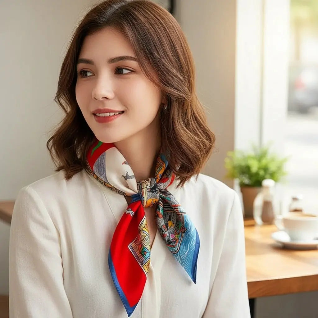 Carré de Soie - HSIU Coeur de Foulard