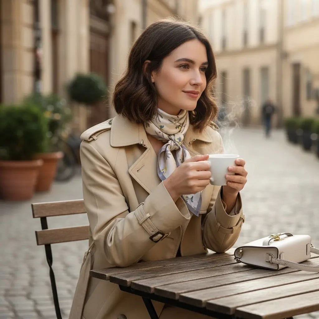 Carré de Soie - ICHIKA - Coeur de Foulard