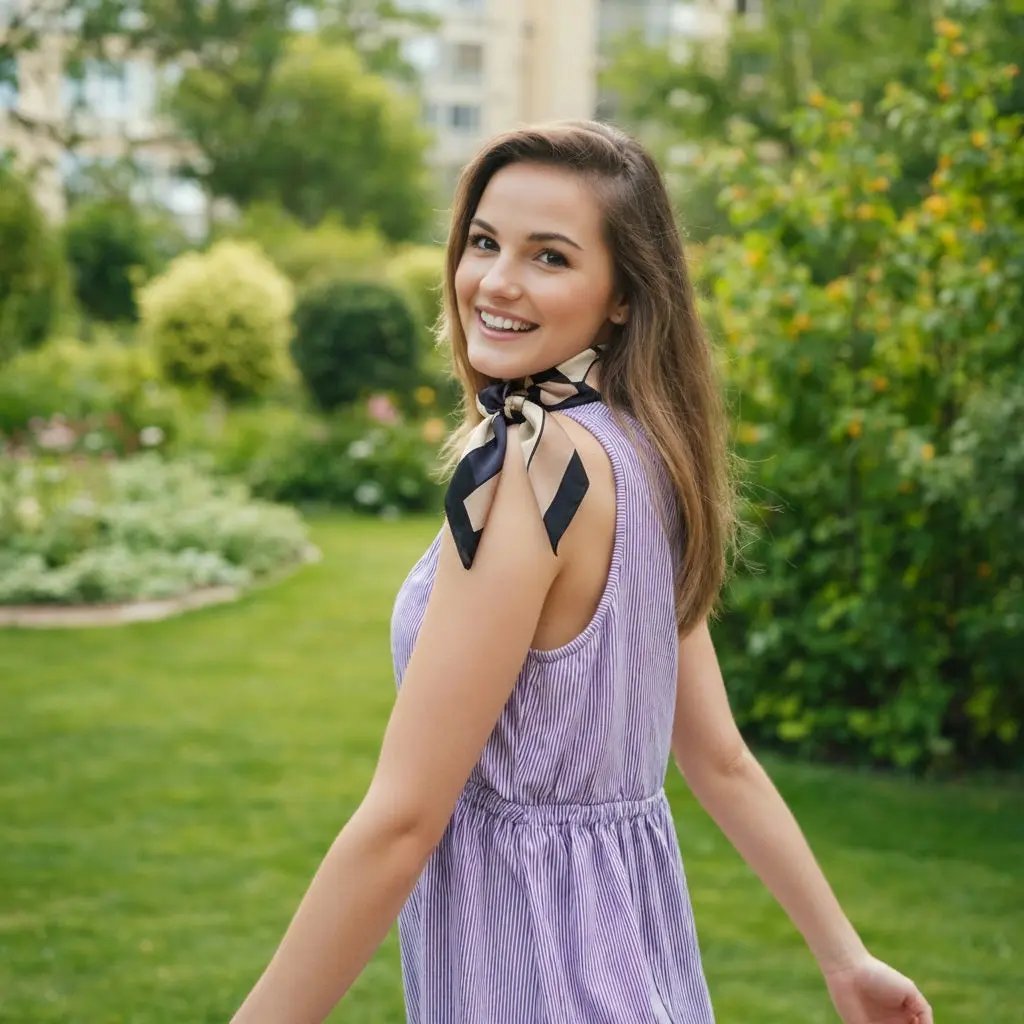 Carré de Soie - IDA - Coeur de Foulard