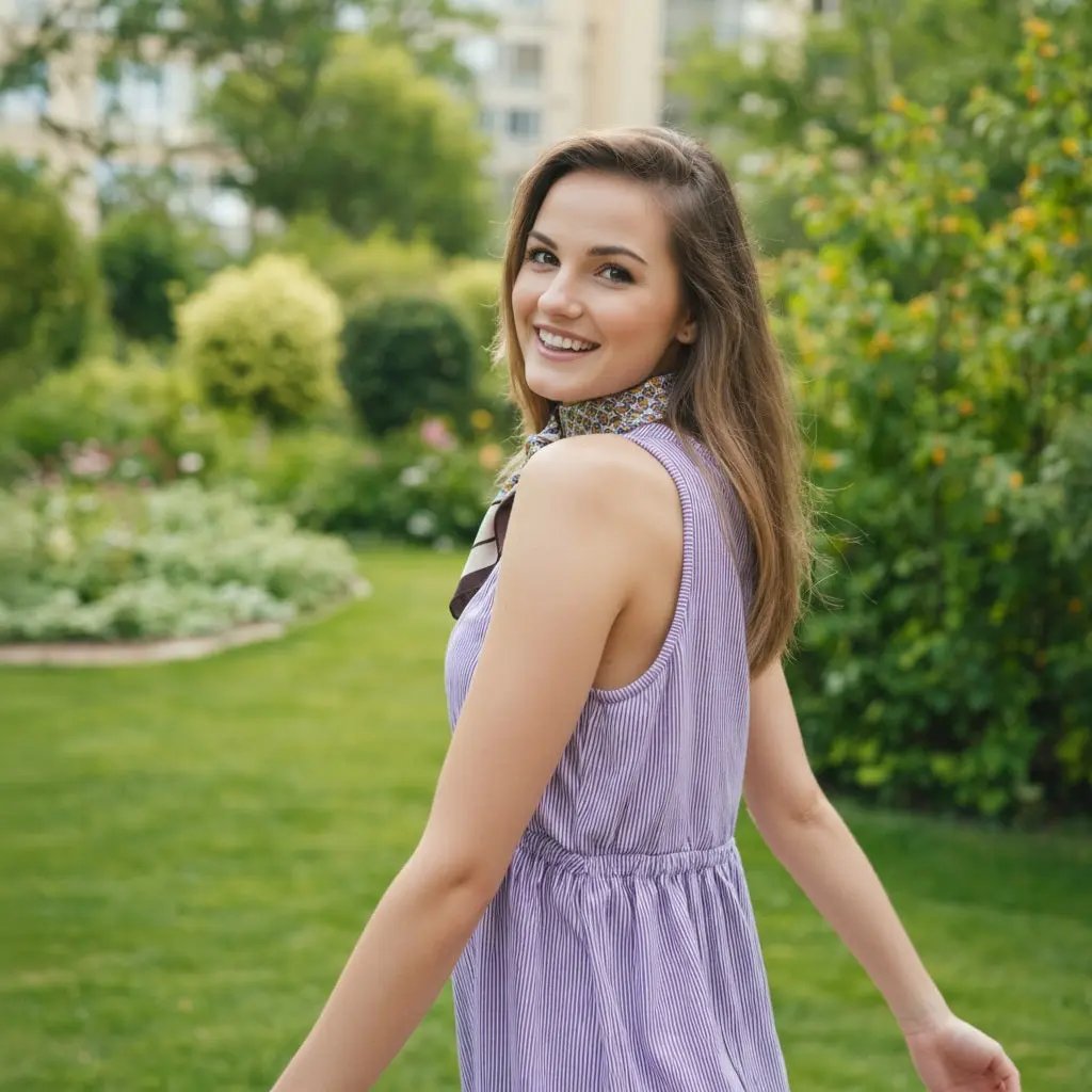 Carré de Soie - IDUNN Coeur de Foulard