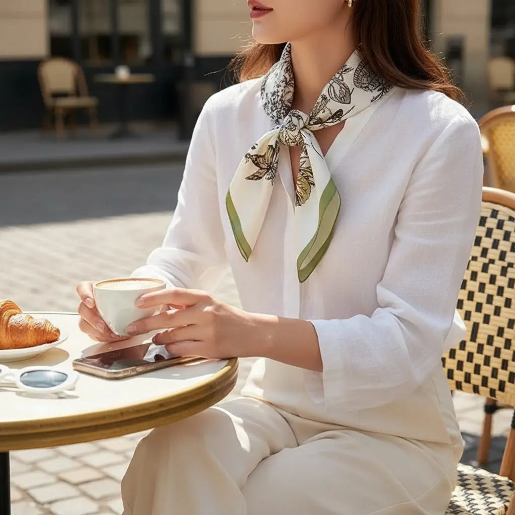 Carré de Soie - IMAN Coeur de Foulard