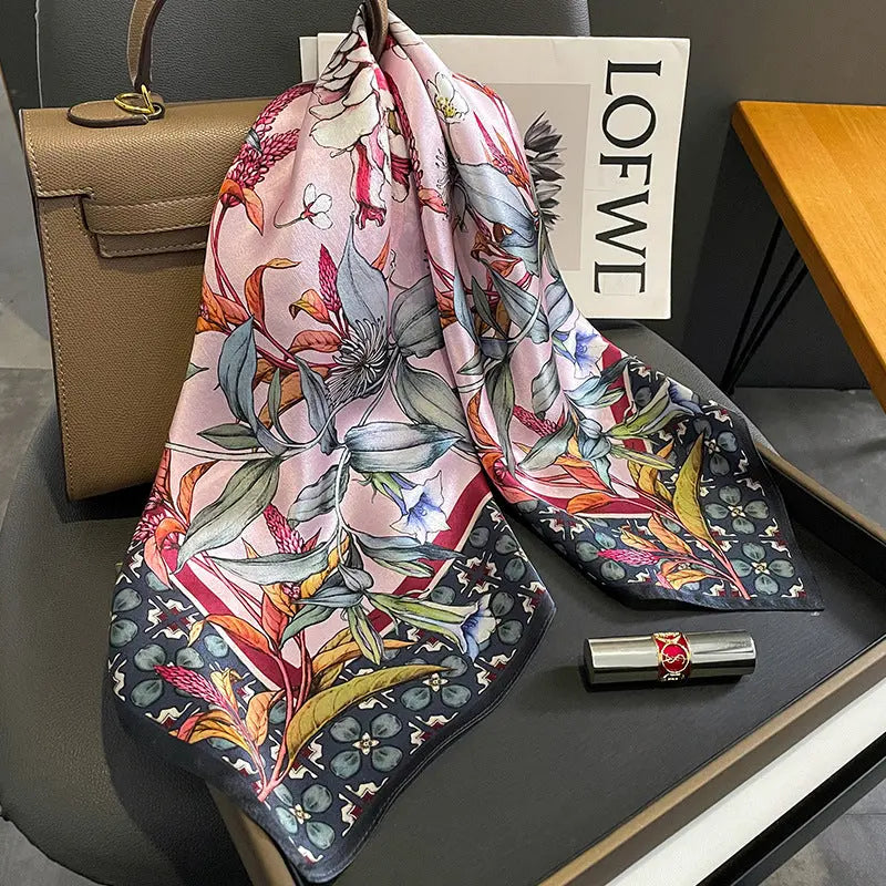 Carré de Soie - INGA - Coeur de Foulard