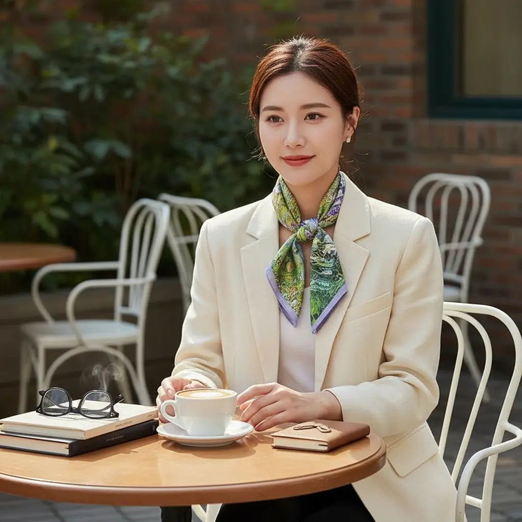 Carré de Soie - IWA Coeur de Foulard