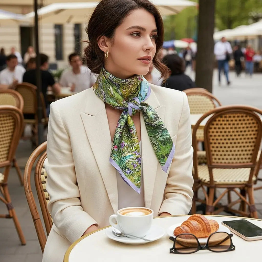 Carré de Soie - IWA Coeur de Foulard