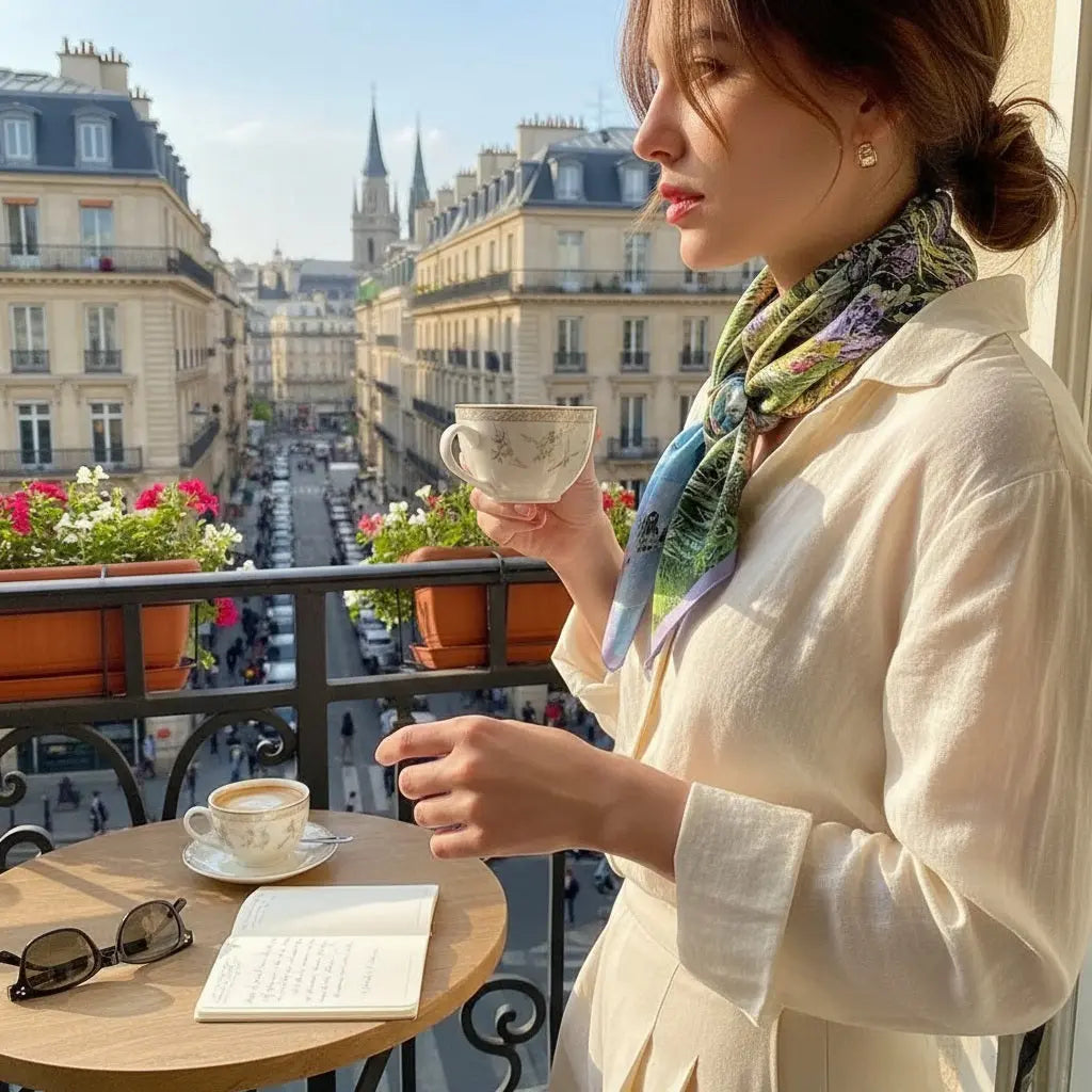 Carré de Soie - IWA Coeur de Foulard