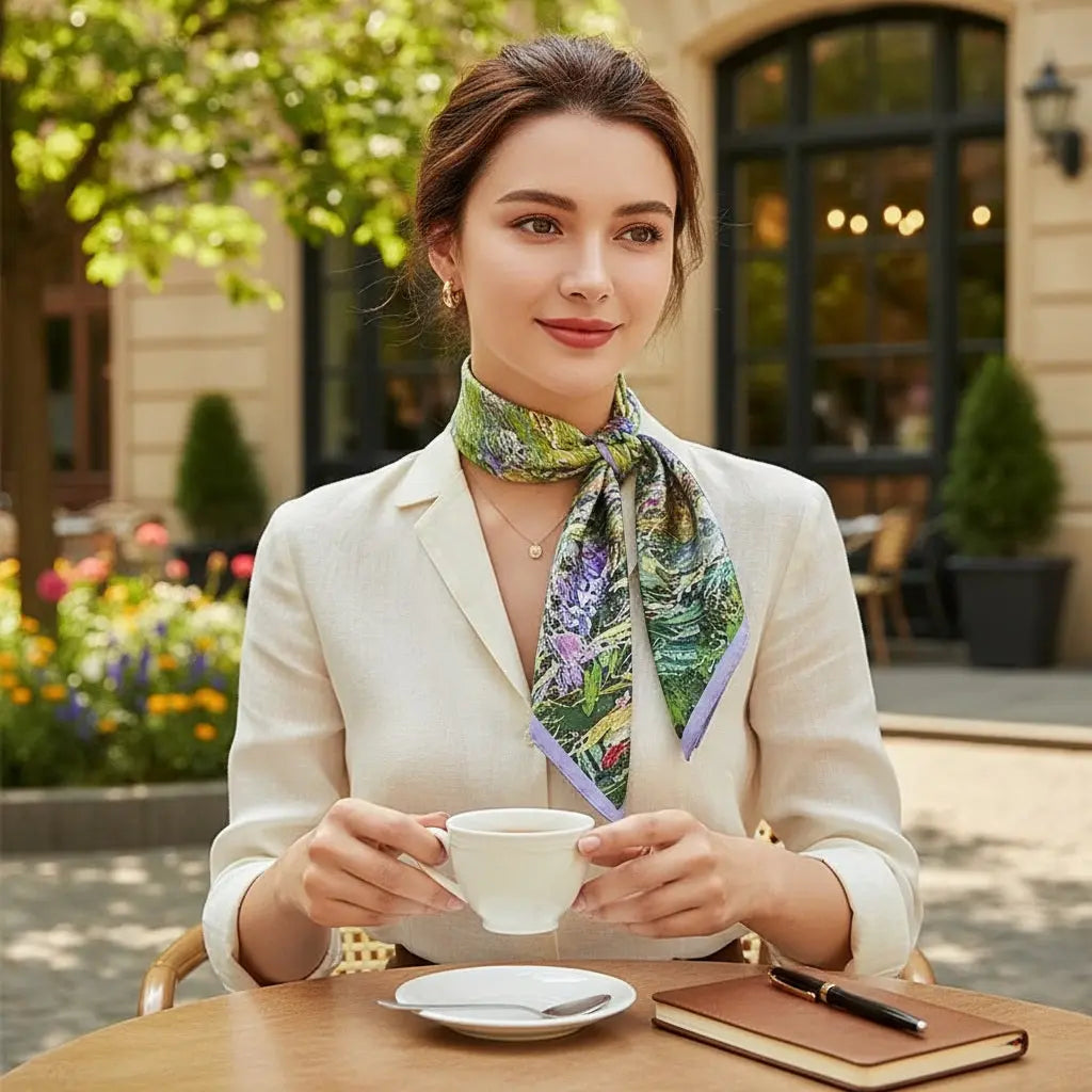 Carré de Soie - IWA Coeur de Foulard