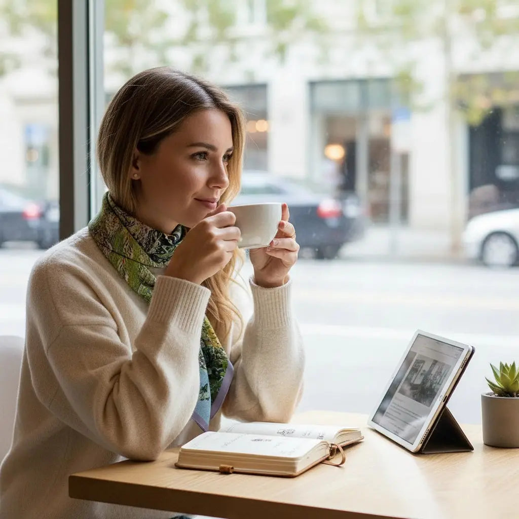 Carré de Soie - IWA Coeur de Foulard