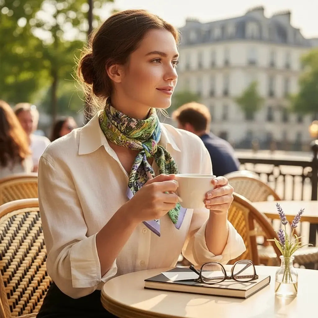 Carré de Soie - IWA Coeur de Foulard