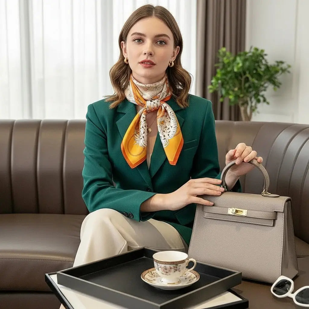 Carré de Soie - IZUMI Coeur de Foulard