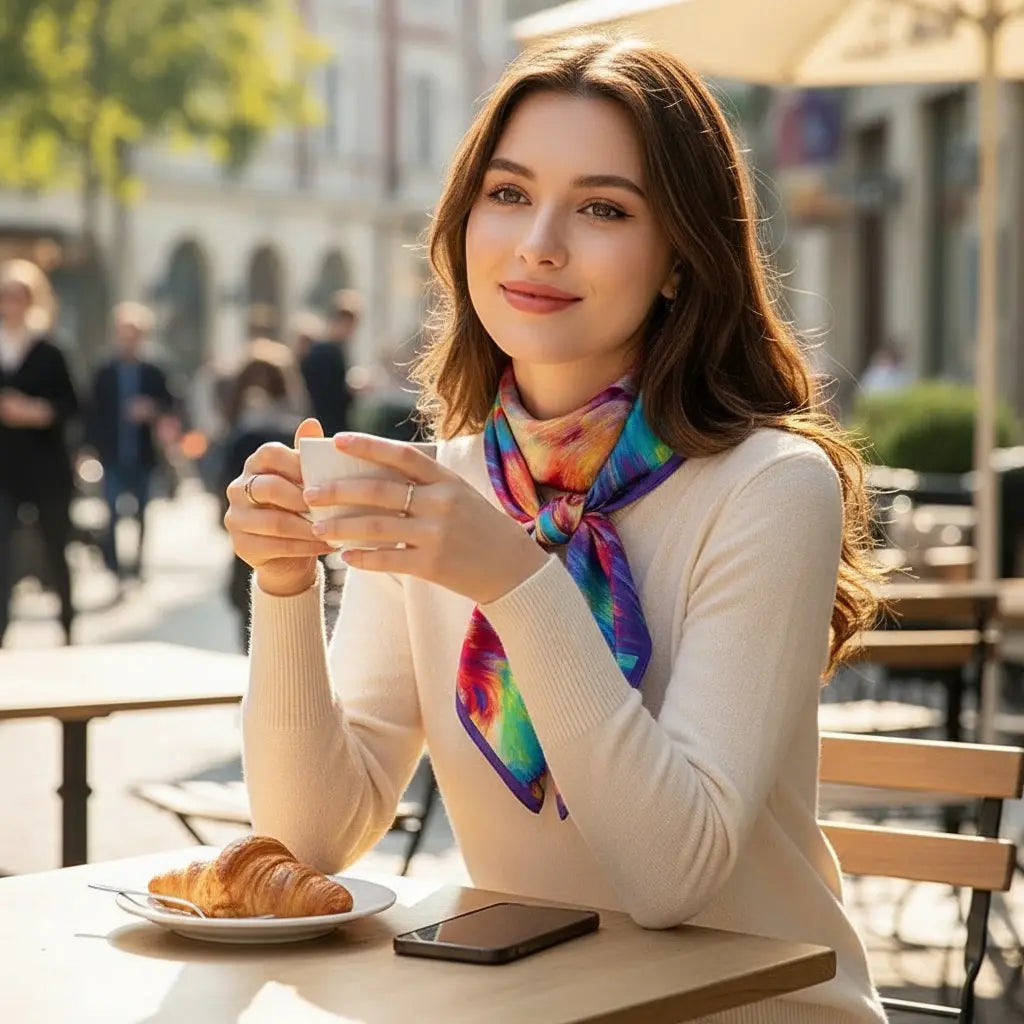 Carré de Soie - JI-HYE Coeur de Foulard