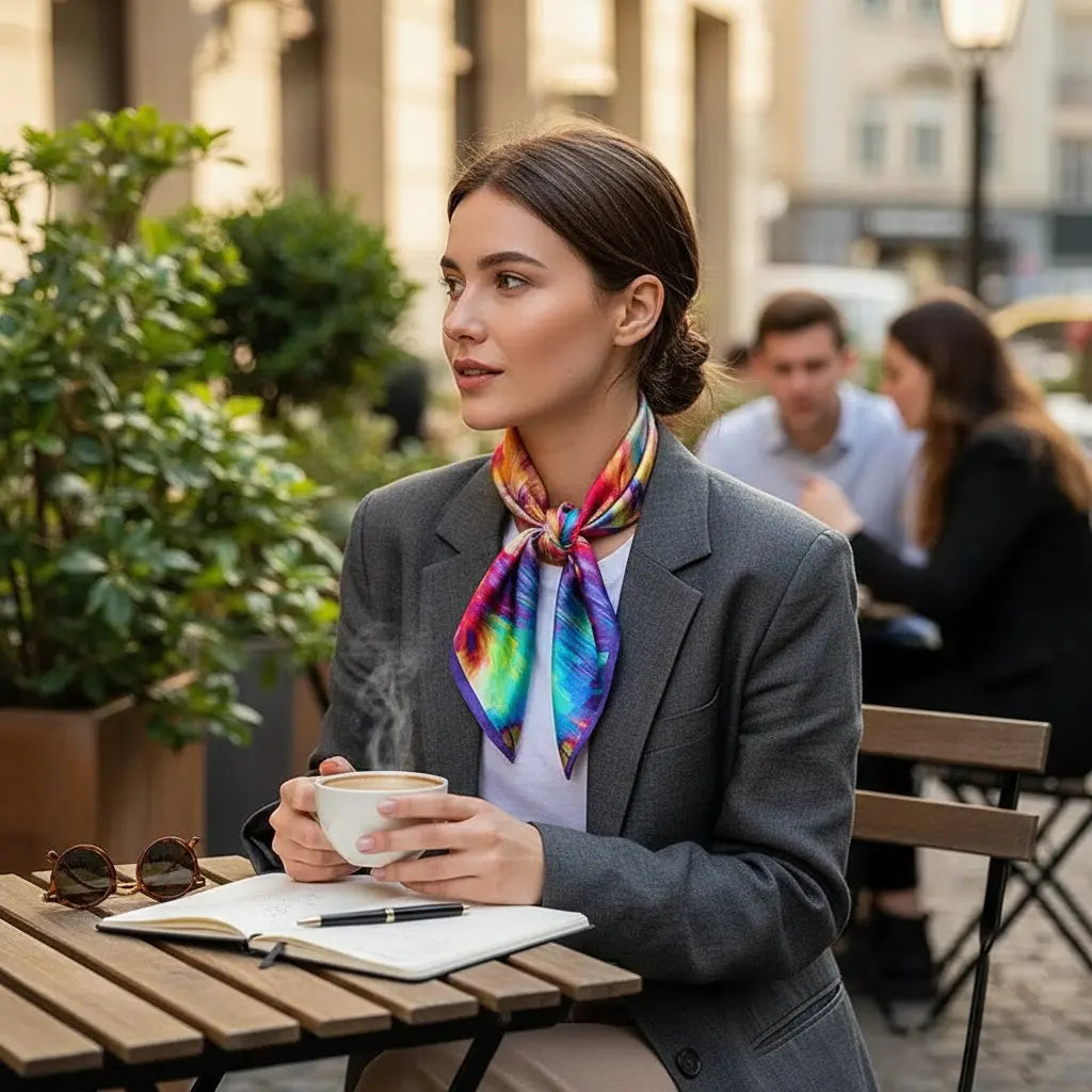 Carré de Soie - JI-HYE Coeur de Foulard
