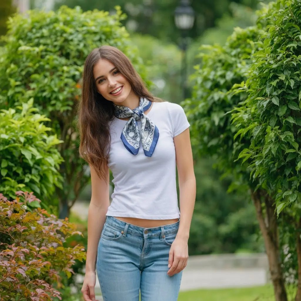 Carré de Soie - JITSUKO - Coeur de Foulard