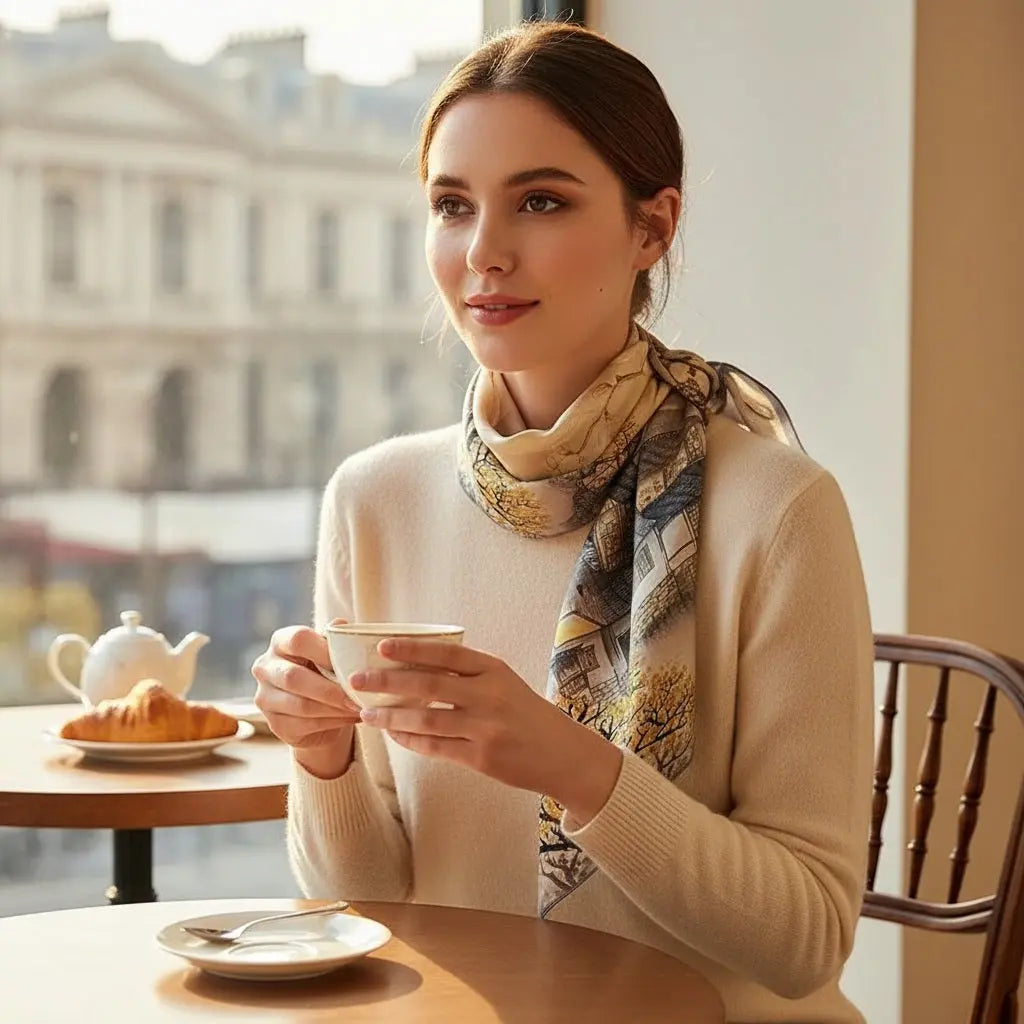 Carré de Soie - JOON Coeur de Foulard