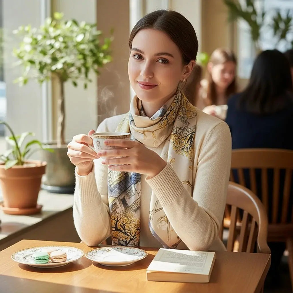 Carré de Soie - JOON Coeur de Foulard