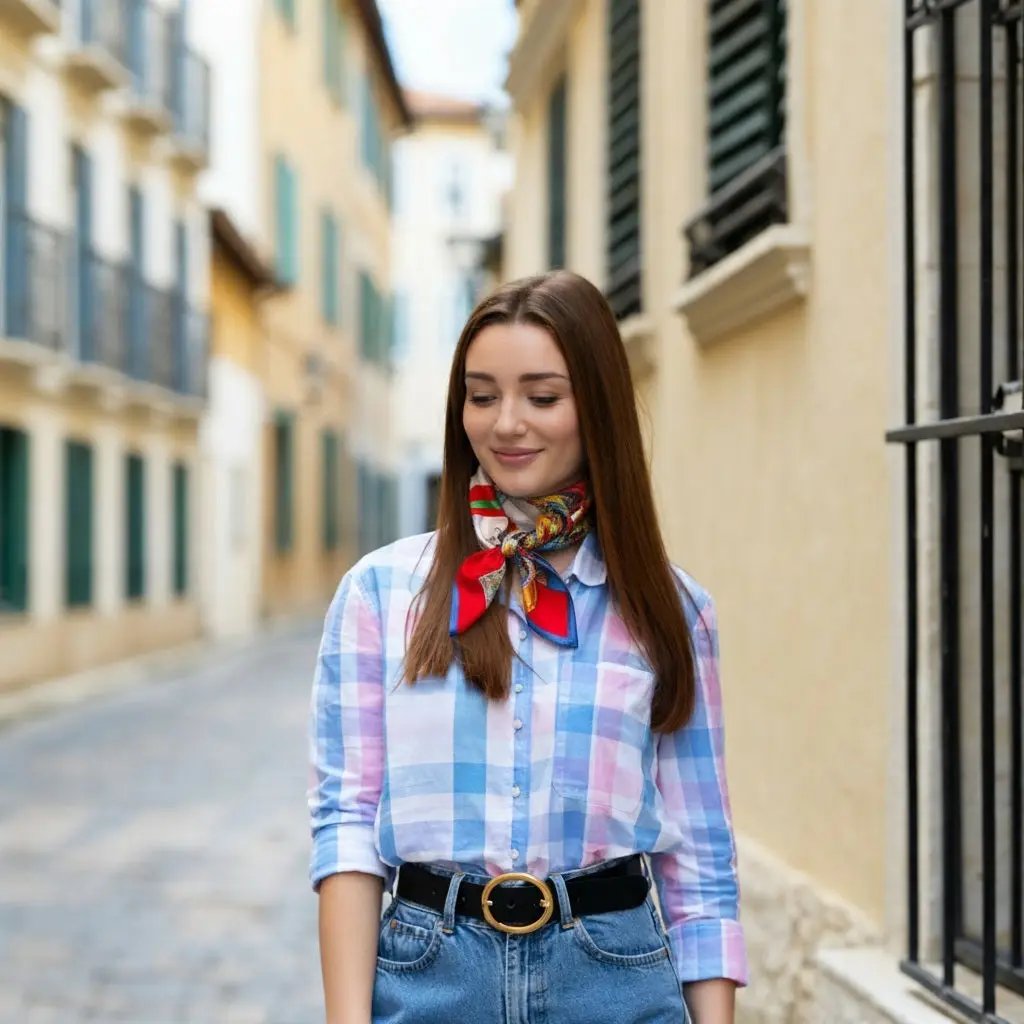 Carré de Soie - MAJA Coeur de Foulard