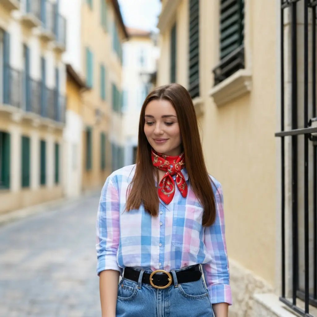 Carré Soie - AGATA - Coeur de Foulard