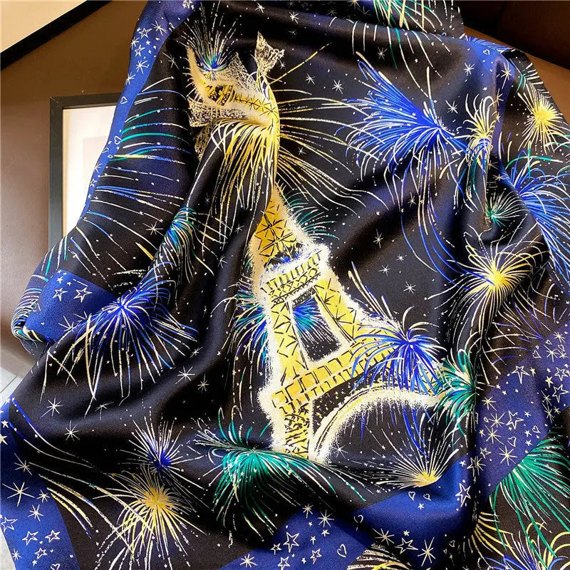 Carré Soie - AGLAYA - Coeur de Foulard