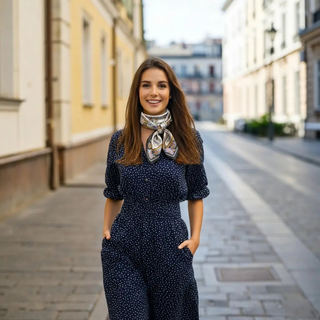 Carré Soie - ALENA Coeur de Foulard