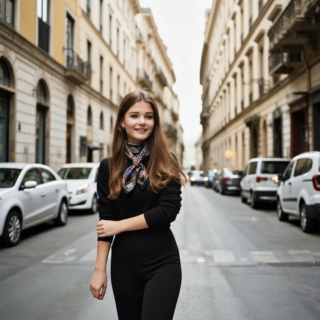 Carré Soie - ALYONA Coeur de Foulard