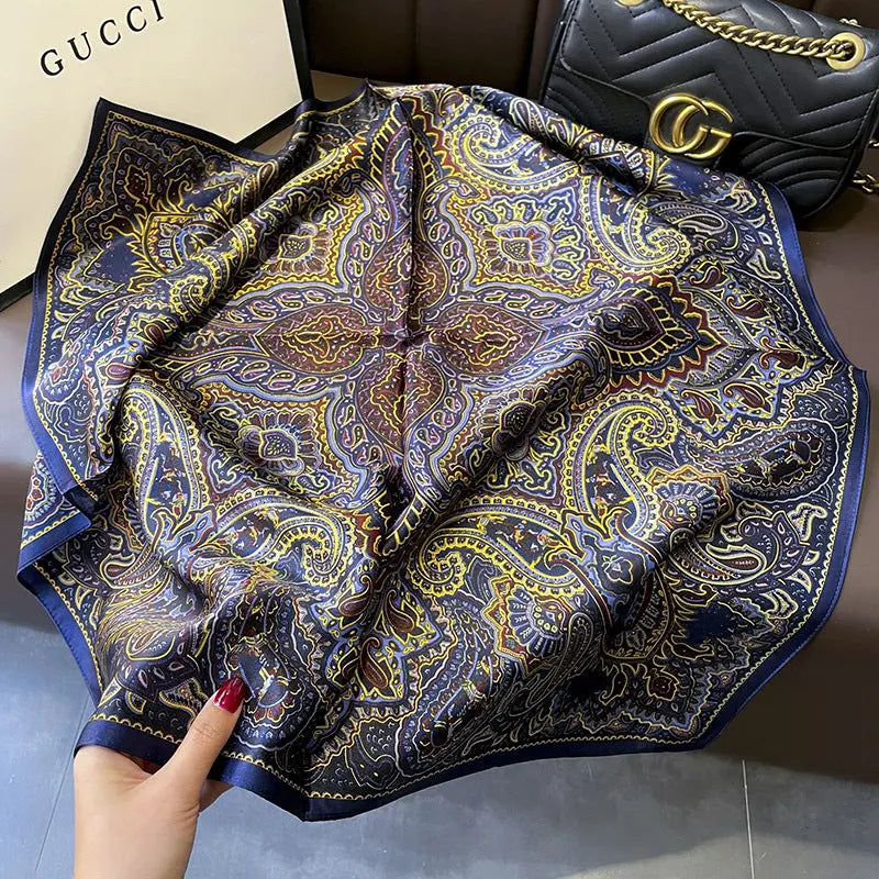 Carré Soie - ANGELINA - Coeur de Foulard
