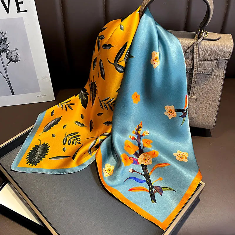 Carré Soie - ANIA - Coeur de Foulard